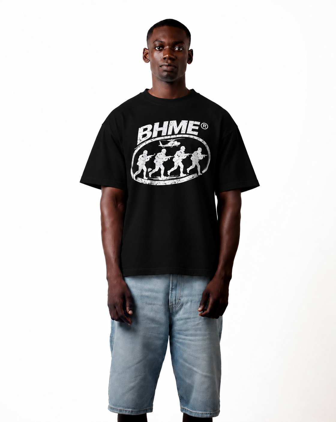 BHME 'MILITANT' TEE (Black)