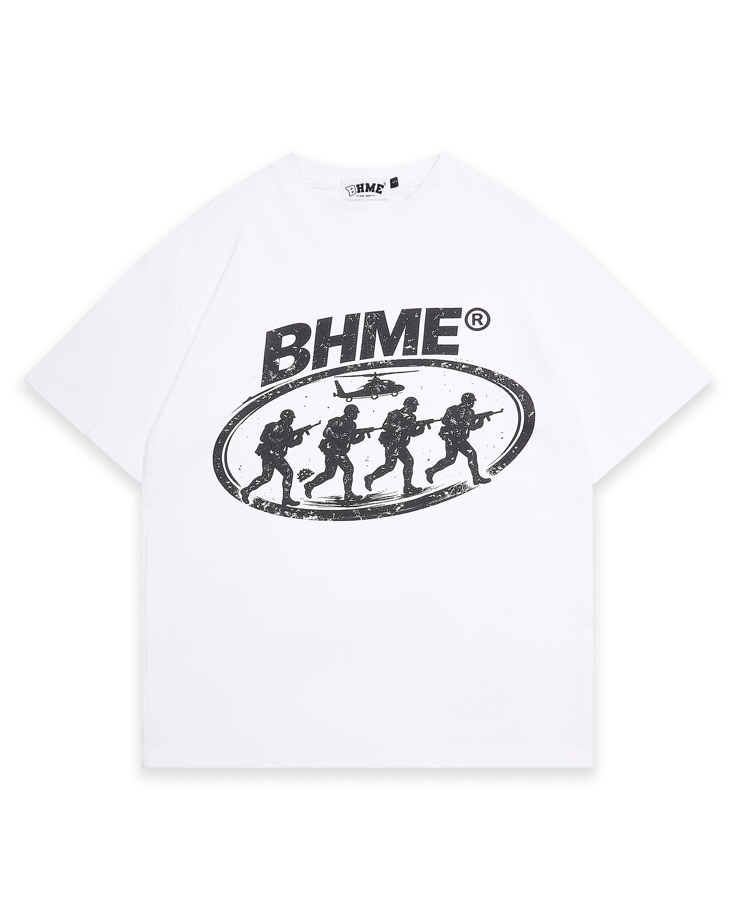 BHME 'MILITANT' TEE (White)